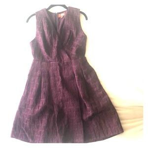 Dark purple Kirna Zabete cocktail dress w pockets
